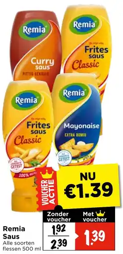 Vomar Voordeelmarkt Remia Saus aanbieding