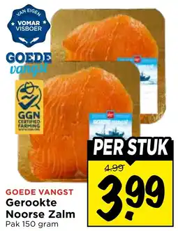 Vomar Voordeelmarkt Goede vangst gerookte noorse zalm aanbieding