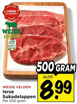 Vomar Voordeelmarkt Weide velden ierse sukadelappen aanbieding