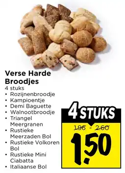 Vomar Voordeelmarkt Verse Harde Broodjes aanbieding