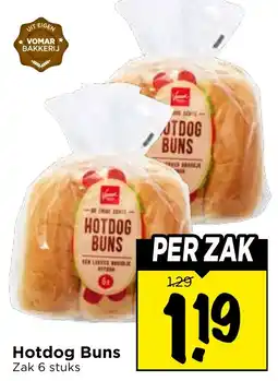 Vomar Voordeelmarkt Hotdog Buns aanbieding
