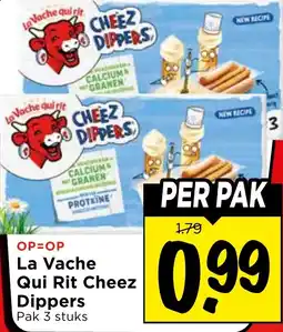 Vomar Voordeelmarkt La Vache Qui Rit Cheez Dippers aanbieding