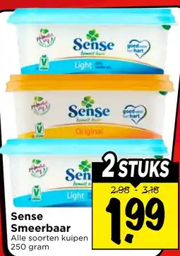 Vomar Voordeelmarkt Sense Smeerbaar aanbieding
