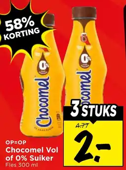 Vomar Voordeelmarkt Chocomel Vol of 0% Suiker aanbieding
