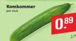 Coop Komkommer aanbieding