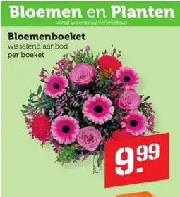 Coop Bloemenboeket aanbieding