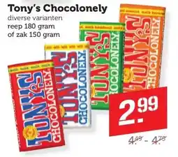Coop Tony's Chocolonely aanbieding