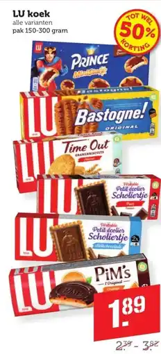 Coop LU koek aanbieding