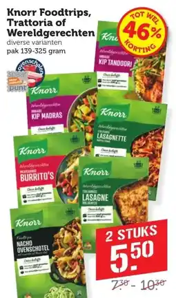 Coop Knorr Foodtrips, Trattoria of Wereldgerechten aanbieding