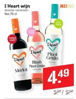 Coop I Heart wijn aanbieding