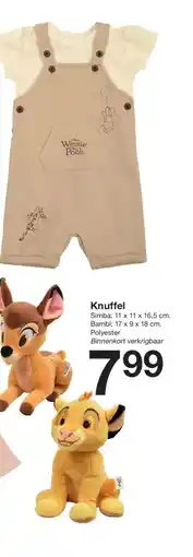 Zeeman Knuffel aanbieding