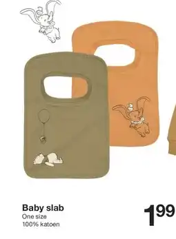 Zeeman Baby slab aanbieding