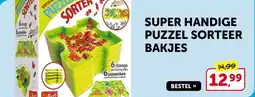 Boekenvoordeel Legpuzzel sorteer bakjes aanbieding