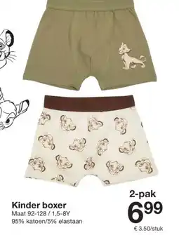 Zeeman Kinder boxer aanbieding