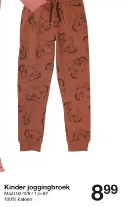 Zeeman Kinder joggingbroek aanbieding