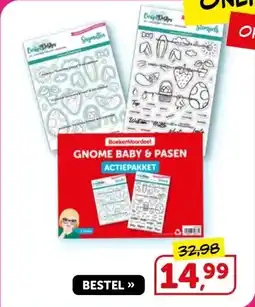 Boekenvoordeel Gnome baby & pasen aanbieding