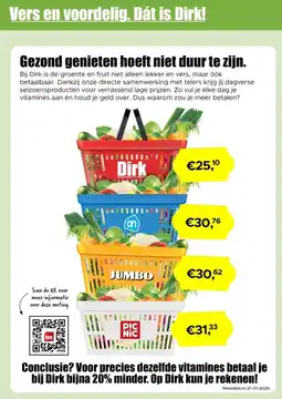 Dirk Gezond genieten hoeft niet duur te zijn. aanbieding