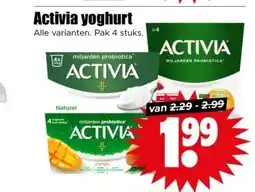 Dirk Activia yoghurt aanbieding
