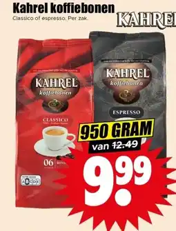 Dirk Kahrel koffiebonen aanbieding