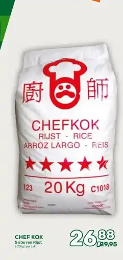 Amazing Oriëntal CHEF KOK aanbieding