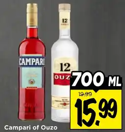 Vomar Voordeelmarkt Campari of Ouzo aanbieding