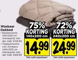 Vomar Voordeelmarkt Wasbaar Dekbed aanbieding
