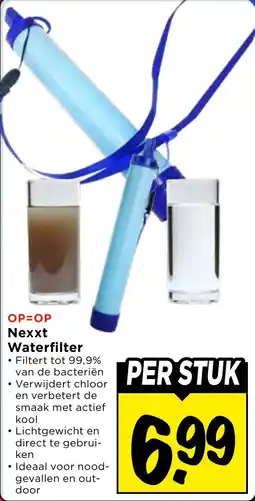 Vomar Voordeelmarkt Nexxt Waterfilter aanbieding