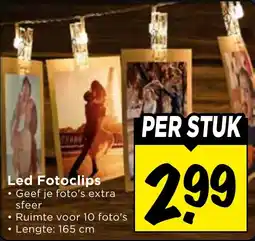 Vomar Voordeelmarkt Led Fotoclips aanbieding