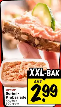 Vomar Voordeelmarkt Surimi Krabsalade aanbieding