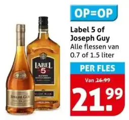 Hoogvliet Label 5 of Joseph Guy aanbieding