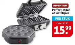 Hoogvliet Poffertjespan of wafelijzer aanbieding