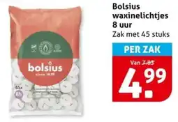 Hoogvliet Bolsius waxinelichtjes 8 uur aanbieding