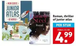 Hoogvliet Royal Roman, thriller of junior atlas aanbieding
