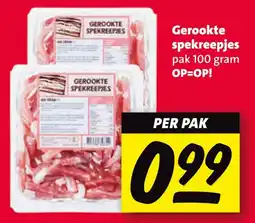 Nettorama Gerookte spekreepjes aanbieding