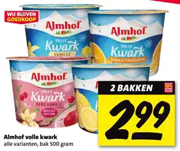 Nettorama Almhof volle kwark aanbieding