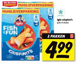 Nettorama Iglo crispino's aanbieding