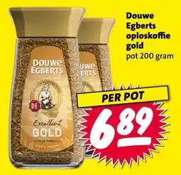Nettorama Douwe Egberts oploskoffie gold aanbieding