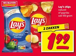 Nettorama Lay's chips aanbieding