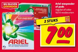 Nettorama Ariel waspoeder of pods aanbieding