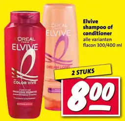 Nettorama Elvive shampoo of conditioner aanbieding