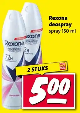 Nettorama Rexona deospray aanbieding