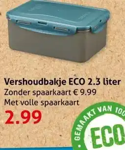 Hoogvliet Vershoudbakje ECO 2.3 liter aanbieding