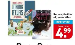 Hoogvliet Roman, thriller of junior atlas aanbieding