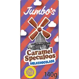 Jumbo Jumbo's Melkchocolade Caramel Speculoos 140 g aanbieding