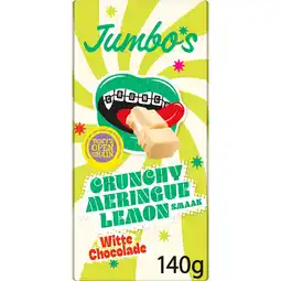 Jumbo Jumbo's Witte Chocolade Crunchy Meringue Lemon Limited Edition 140 g aanbieding