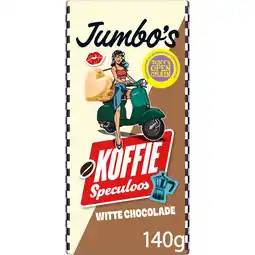 Jumbo Jumbo's Witte Chocolade Koffie Speculoos 140 g aanbieding