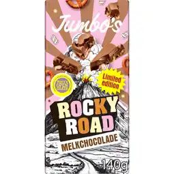 Jumbo Jumbo's Rocky Road Melkchocolade Limited Edition 140 g aanbieding