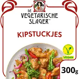 Jumbo De Vegetarische Slager Kipstuckjes Voordeelverpakking Vegan 300 g aanbieding