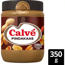 Jumbo Calvé Pindakaas Regular 350 g aanbieding