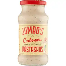 Jumbo Jumbo's Carbonara Pastasaus 340 g aanbieding